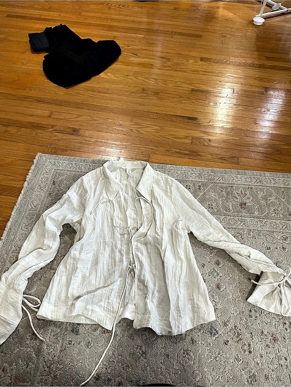 H&M White Button-Down Shirt